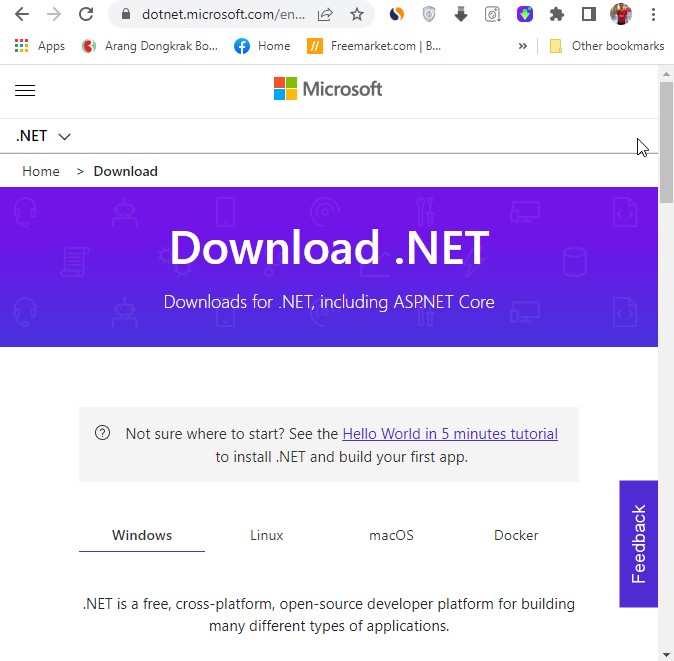 download dot net