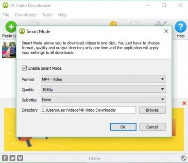 4k video downloader smart mode