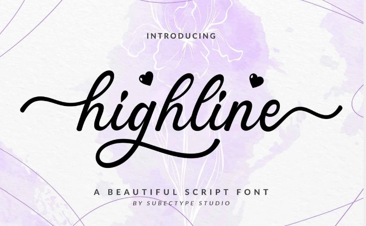 Highline PowerPoint Font