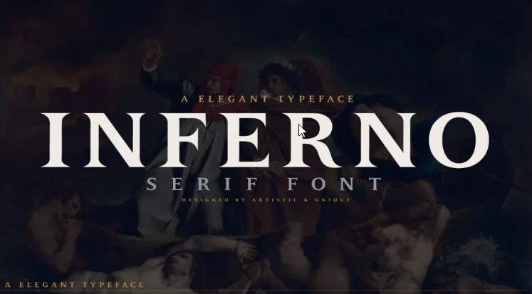 Inferno Serif Font