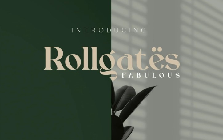 Rollgates Fabulous PPT Font