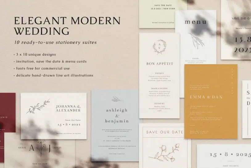 Elegant Modern Wedding Font