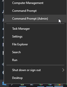 command prompt (admin)