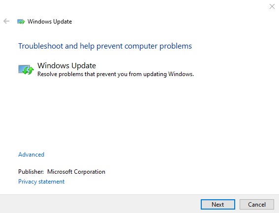 windows update problems