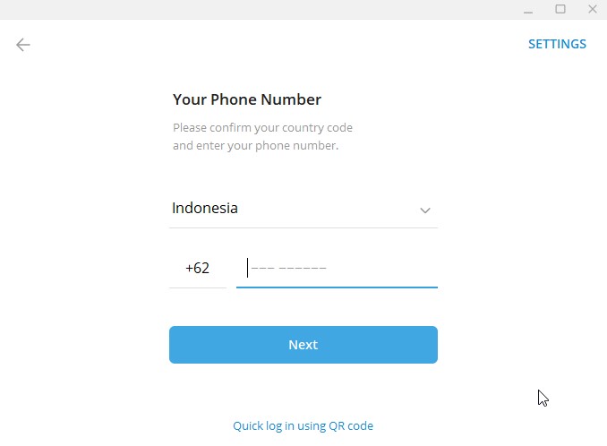 nomor handphone telegram