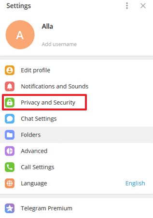 privacy and security di desktop