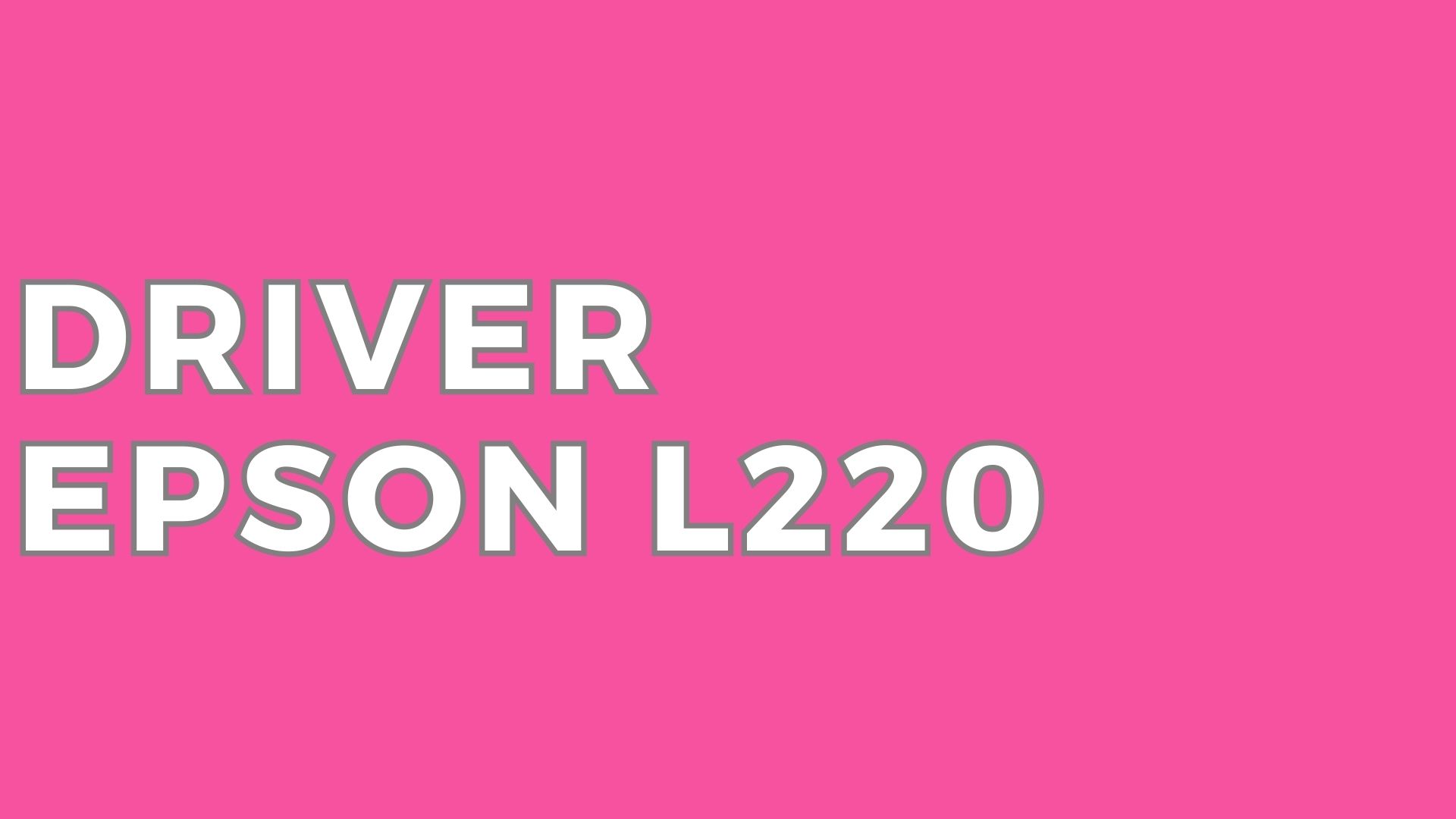 Driver Epson L220