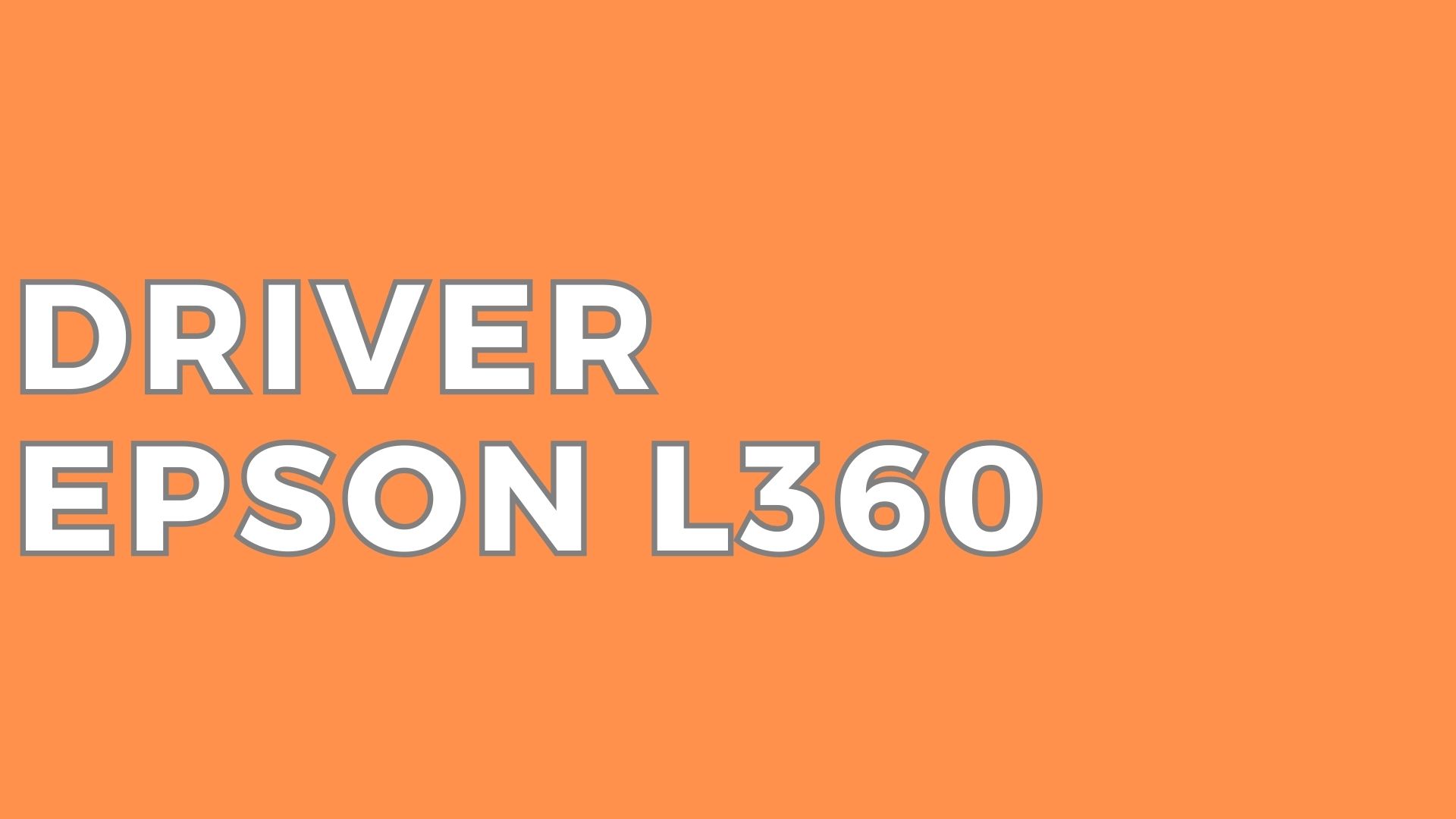 driver epson l360
