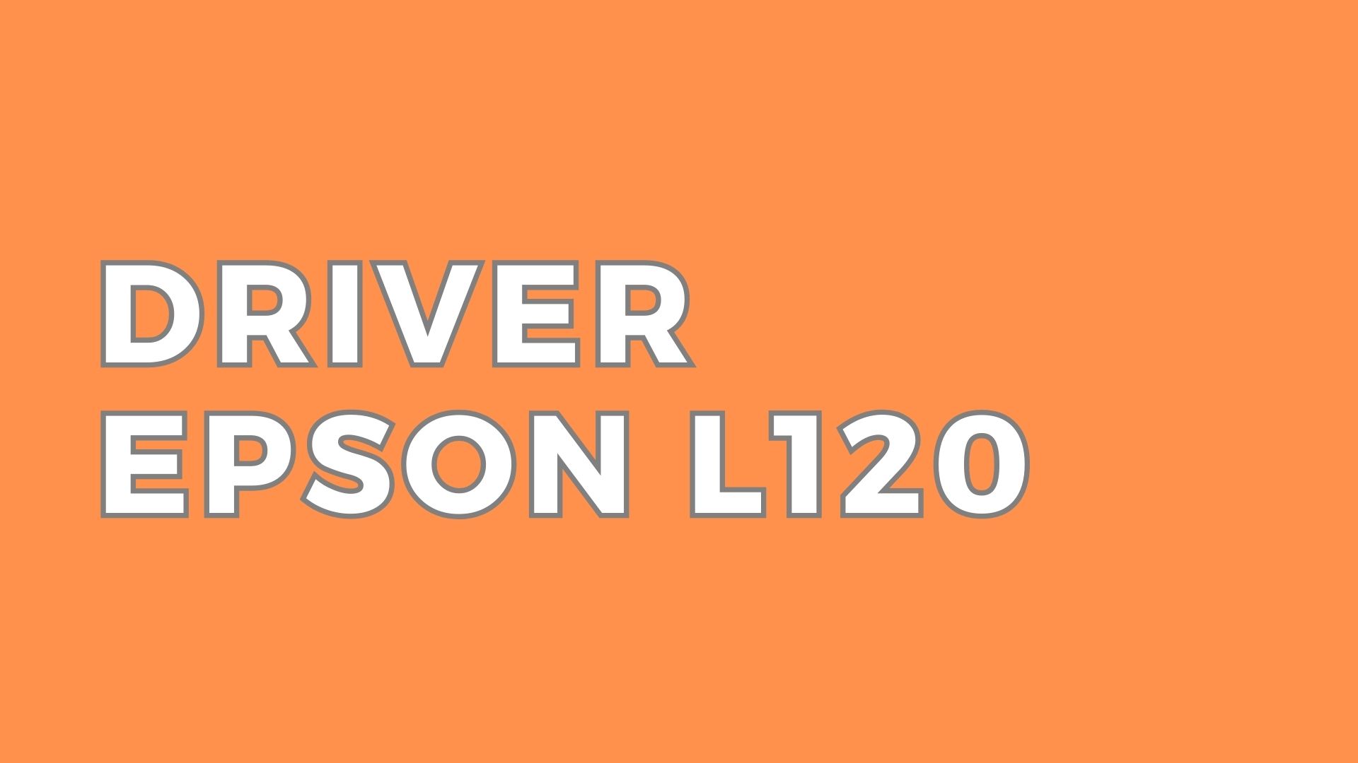 Driver Epson L120