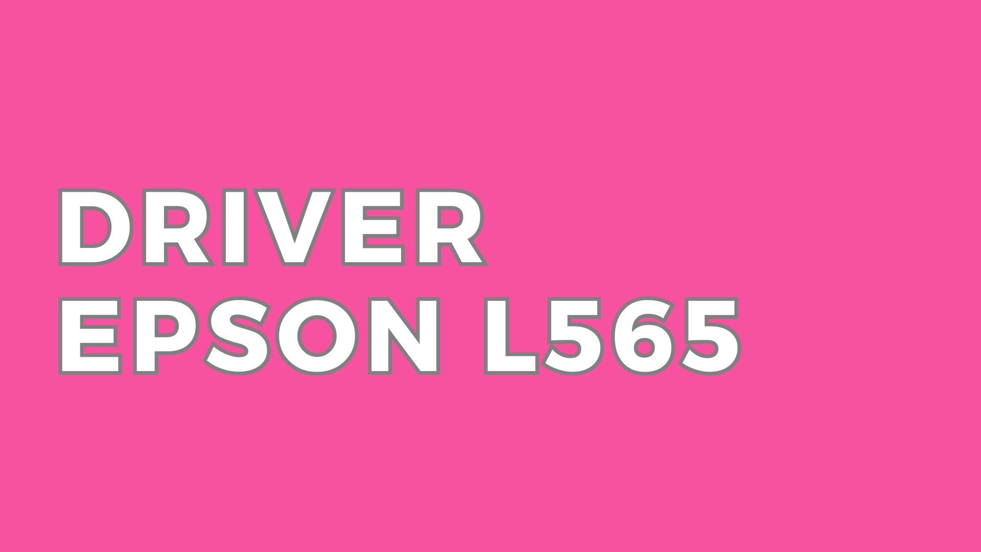 Driver Epson L565
