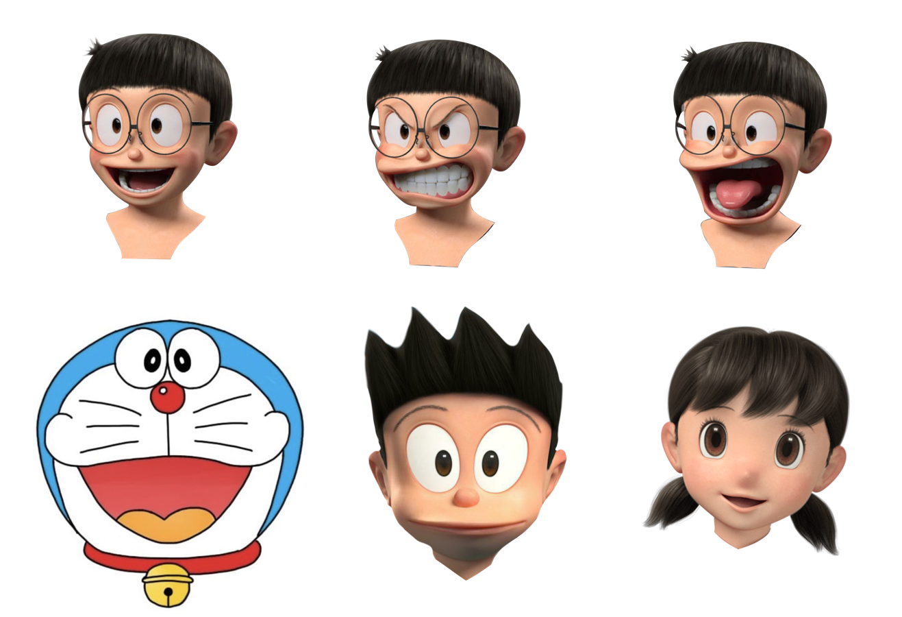15. Mentahan Kepala Anime Doraemon