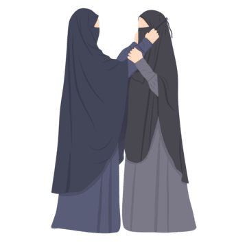 Gambar Kartun Muslimah Sahabat Berdua 3