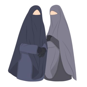 Gambar Kartun Muslimah Sahabat Berdua 4