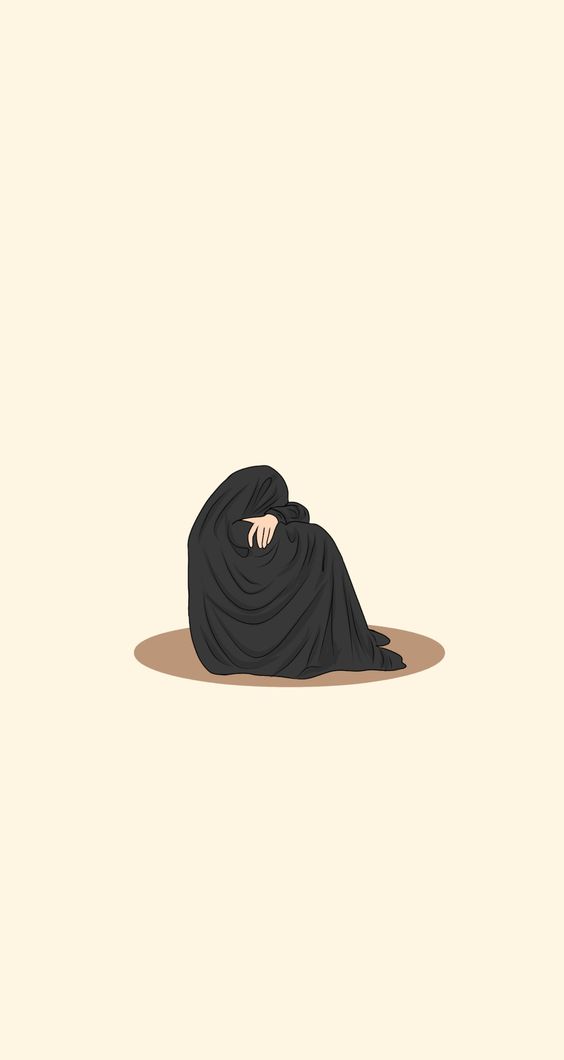 Gambar Kartun Muslimah Sedih dan Menangis 10